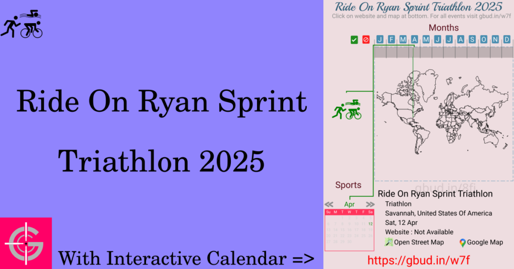 Sport event in 2025, Ride On Ryan Sprint Triathlon 2025