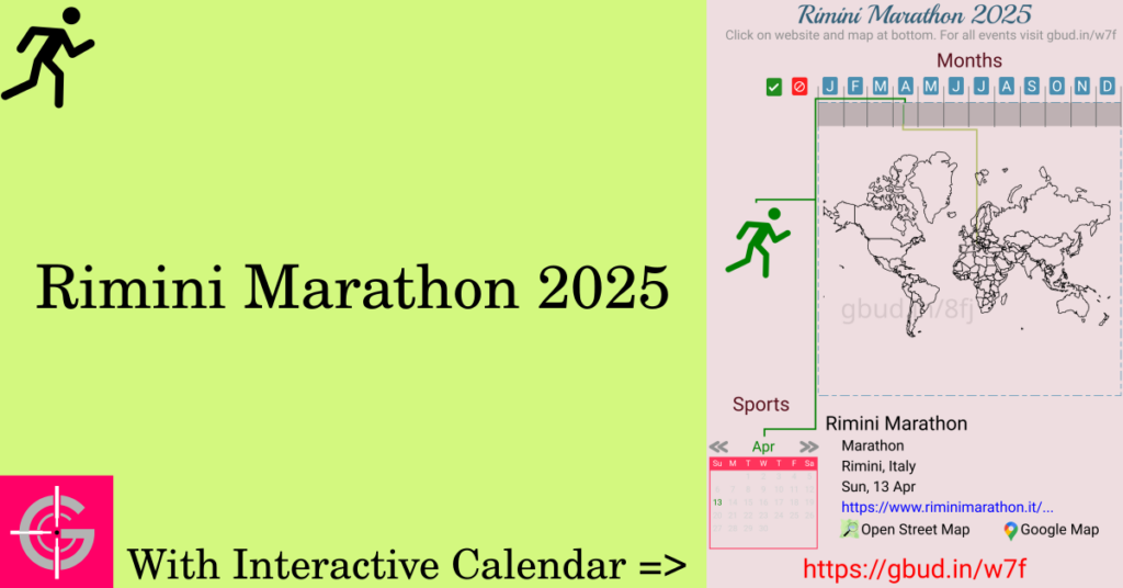 Sport event in 2025, Rimini Marathon 2025