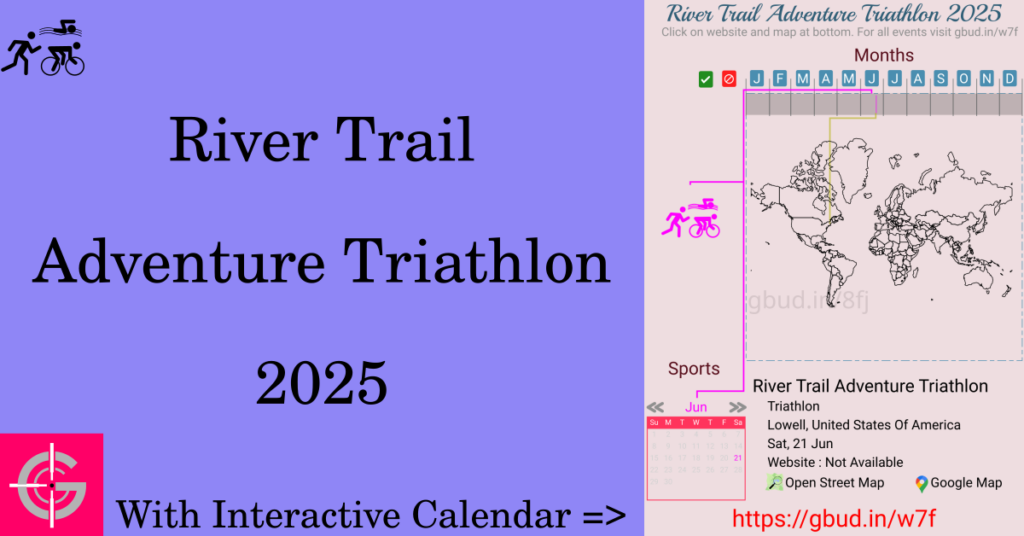 Sport event in 2025, River Trail Adventure Triathlon 2025