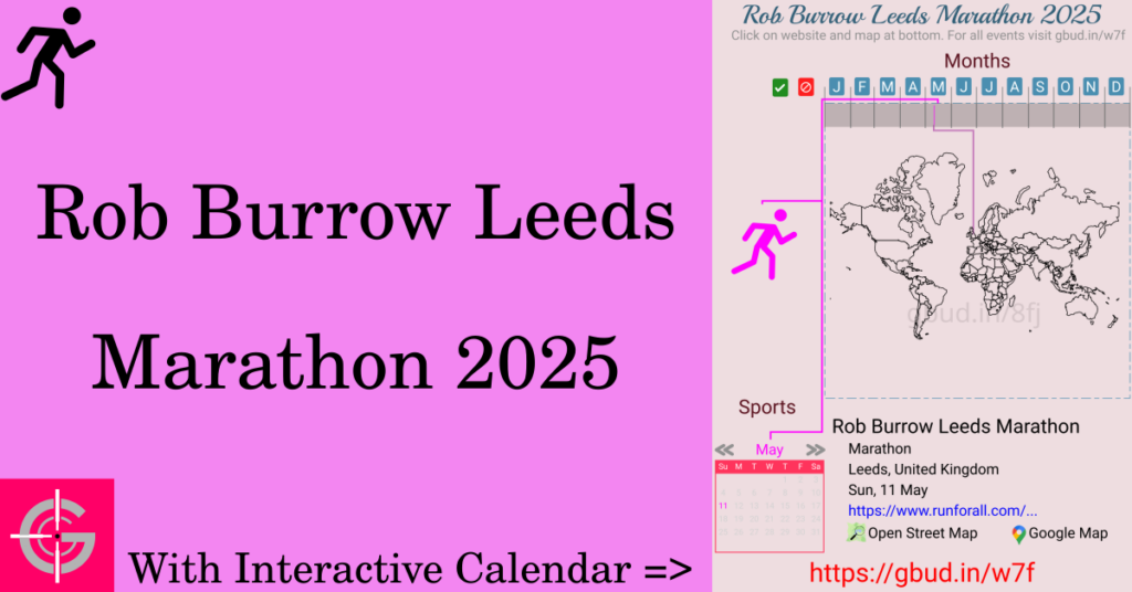 Sport event in 2025, Rob Burrow Leeds Marathon 2025