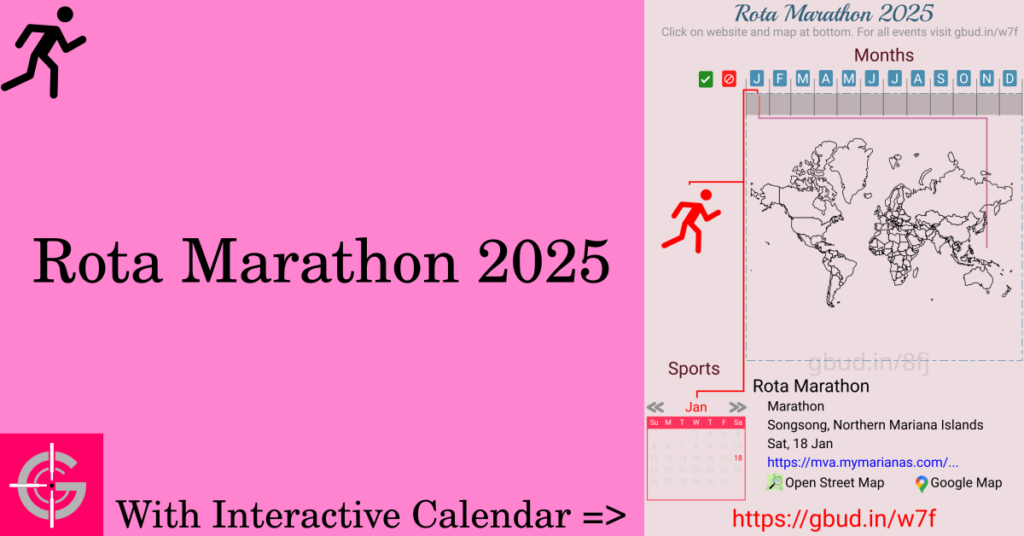 Sport event in 2025, Rota Marathon 2025