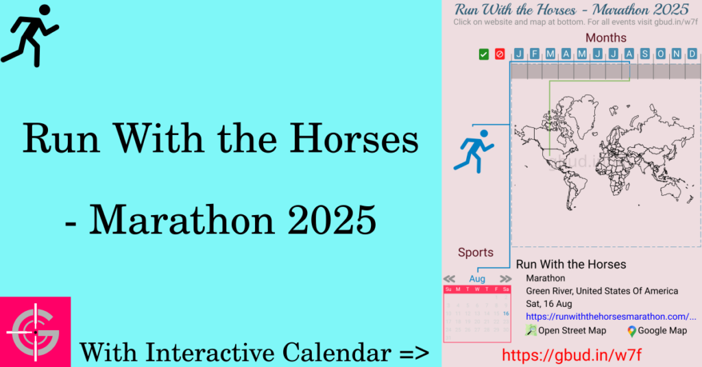 Sport event in 2025, Run With the Horses - Marathon 2025