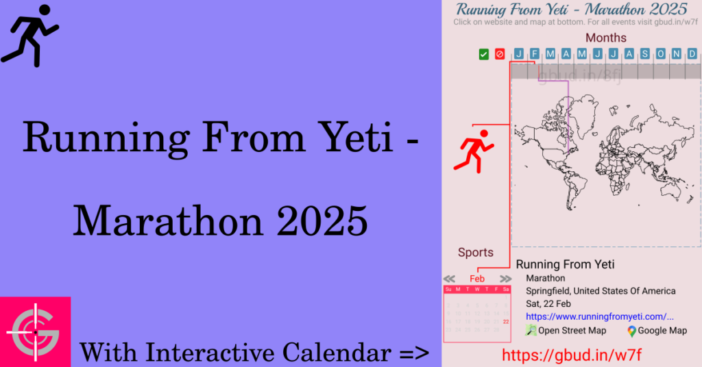 Sport event in 2025, Running From Yeti - Marathon 2025