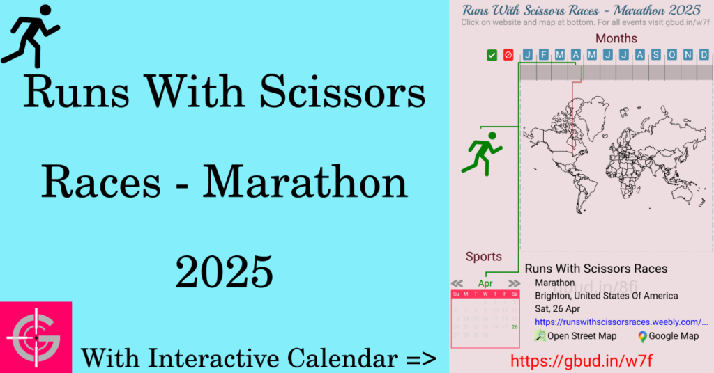 Sport event in 2025, Runs With Scissors Races - Marathon 2025