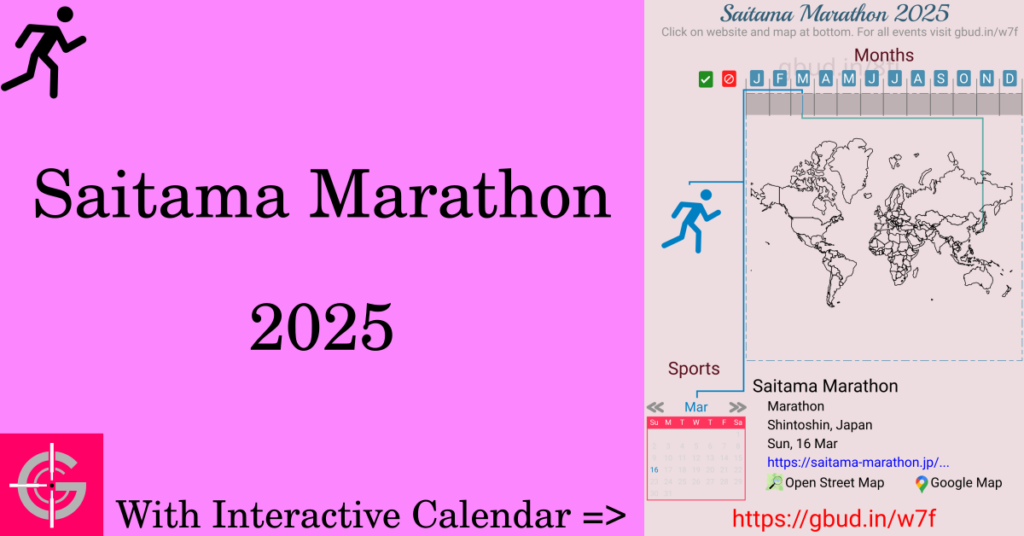 Sport event in 2025, Saitama Marathon 2025