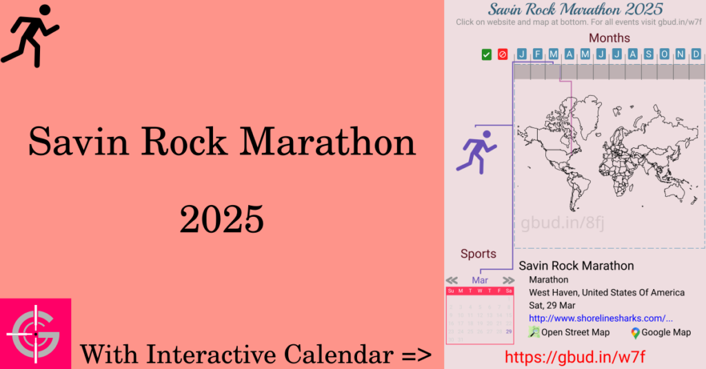 Sport event in 2025, Savin Rock Marathon 2025