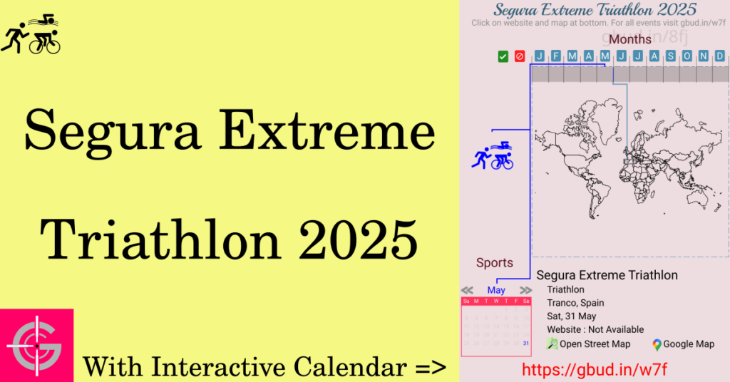 Sport event in 2025, Segura Extreme Triathlon 2025