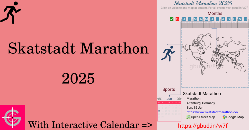 Sport event in 2025, Skatstadt Marathon 2025