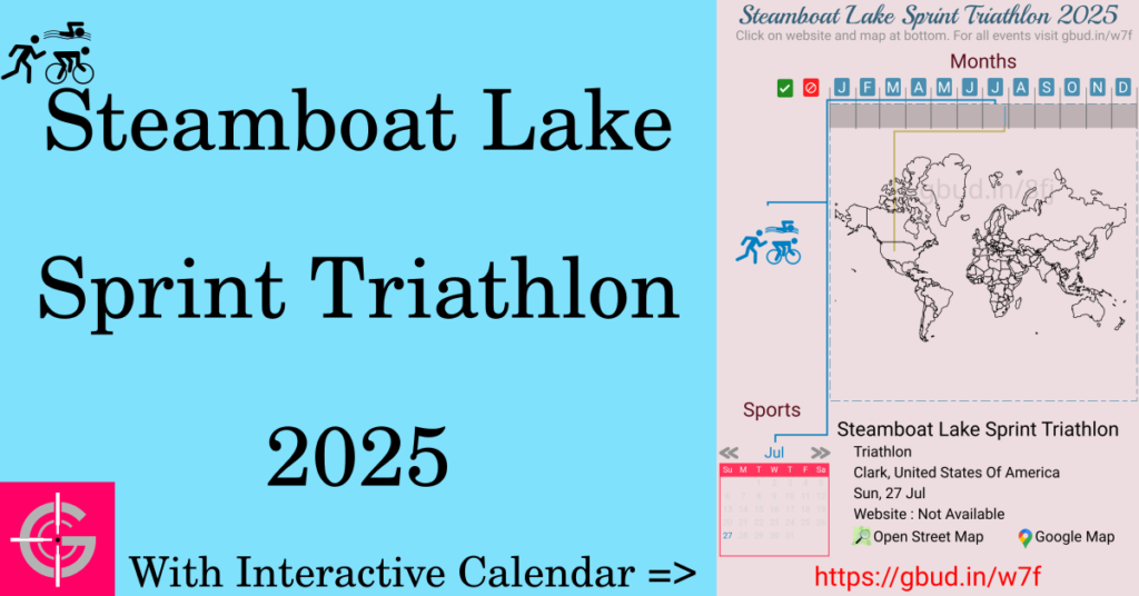 Sport event in 2025, Steamboat Lake Sprint Triathlon 2025