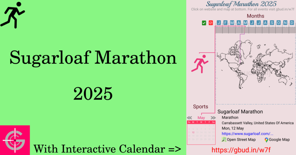 Sport event in 2025, Sugarloaf Marathon 2025