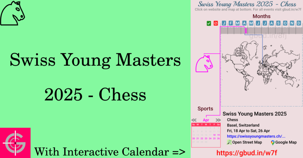 Sport event in 2025, Swiss Young Masters 2025 - Chess