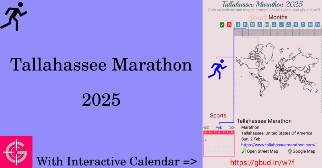 Sport event in 2025, Tallahassee Marathon 2025