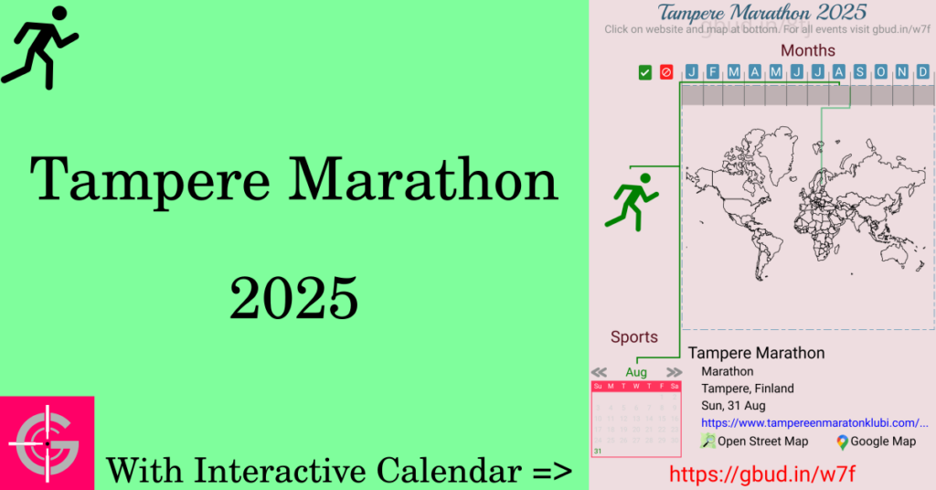 Sport event in 2025, Tampere Marathon 2025