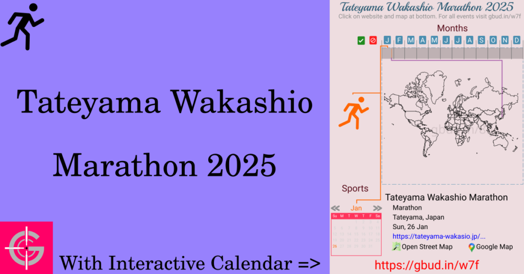 Sport event in 2025, Tateyama Wakashio Marathon 2025