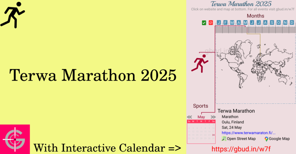 Sport event in 2025, Terwa Marathon 2025