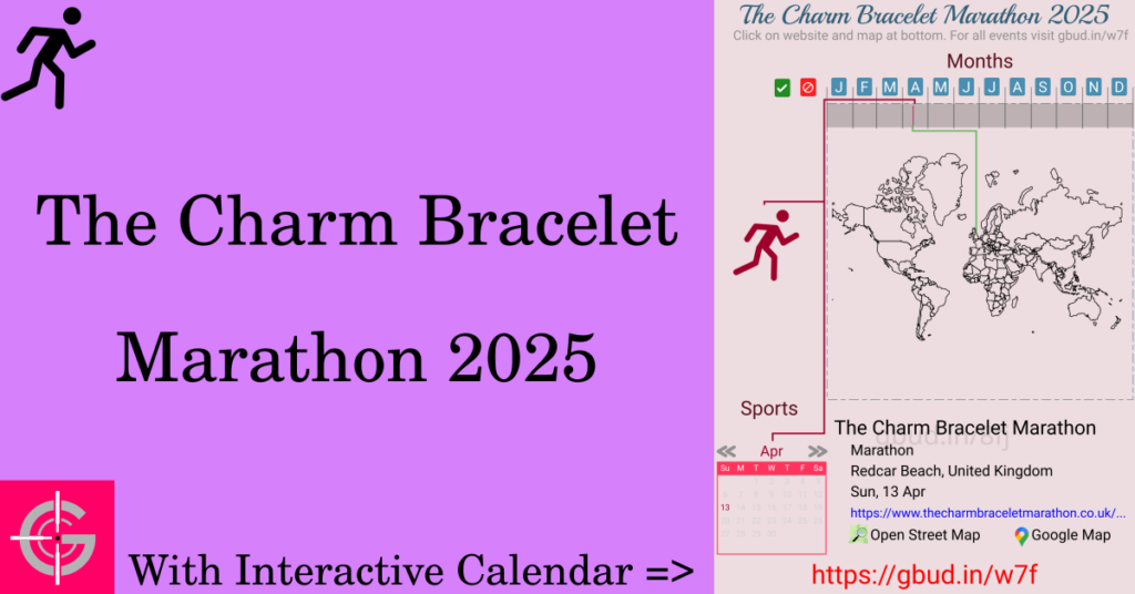 Sport event in 2025, The Charm Bracelet Marathon 2025