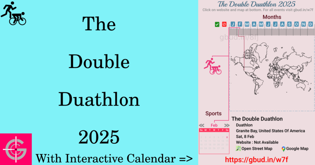 Sport event in 2025, The Double Duathlon 2025