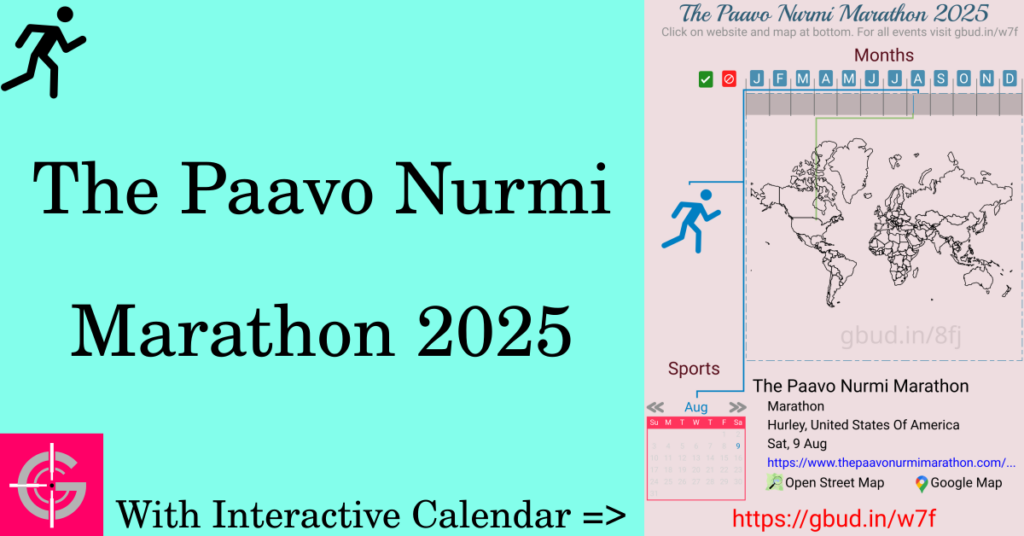 Sport event in 2025, The Paavo Nurmi Marathon 2025