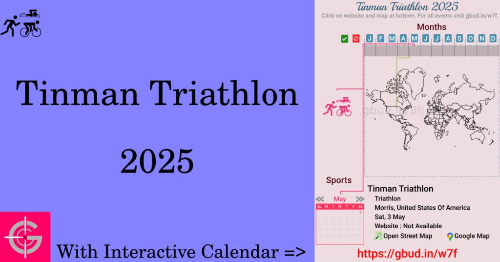 Sport event in 2025, Tinman Triathlon 2025