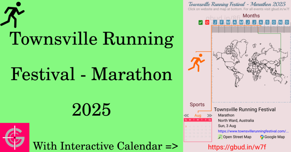 Sport event in 2025, Townsville Running Festival - Marathon 2025