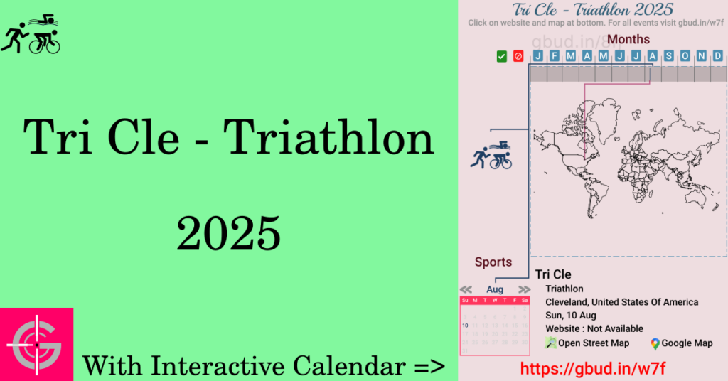 Sport event in 2025, Tri Cle - Triathlon 2025