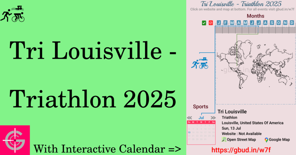 Sport event in 2025, Tri Louisville - Triathlon 2025