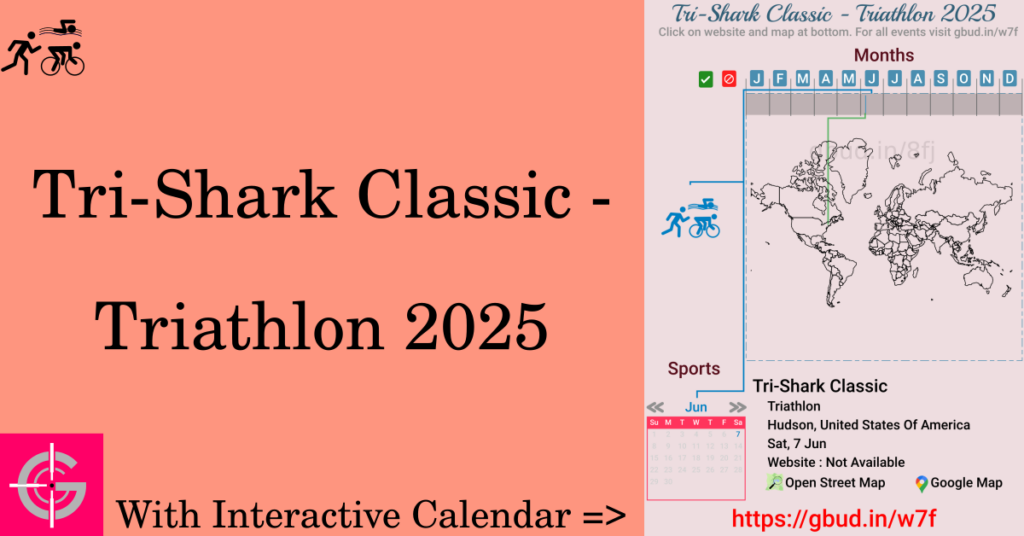 Sport event in 2025, Tri-Shark Classic - Triathlon 2025