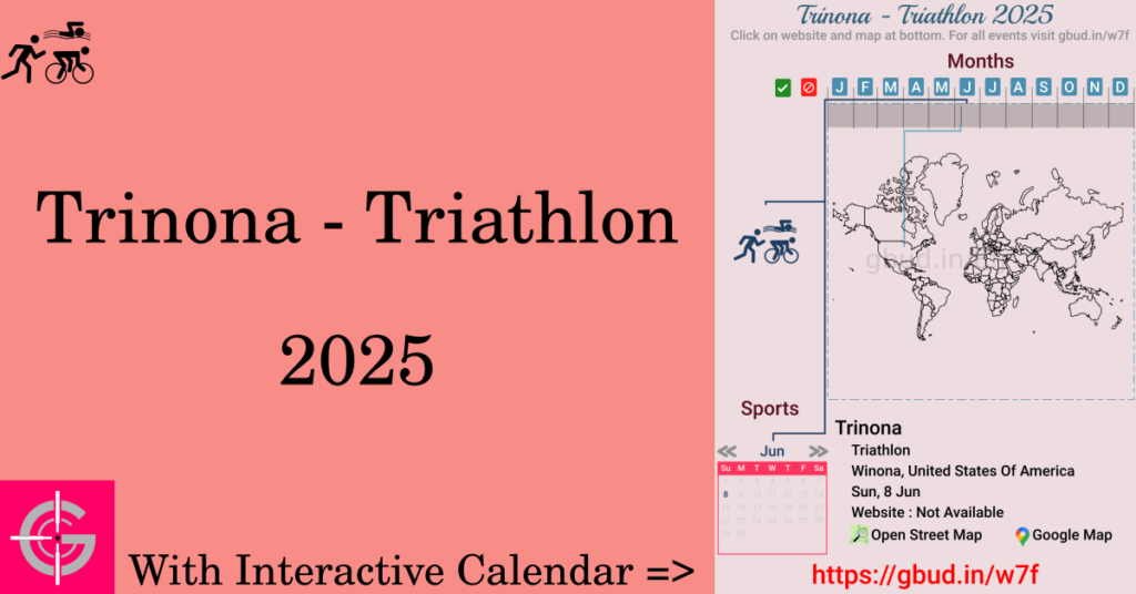 Sport event in 2025, Trinona - Triathlon 2025