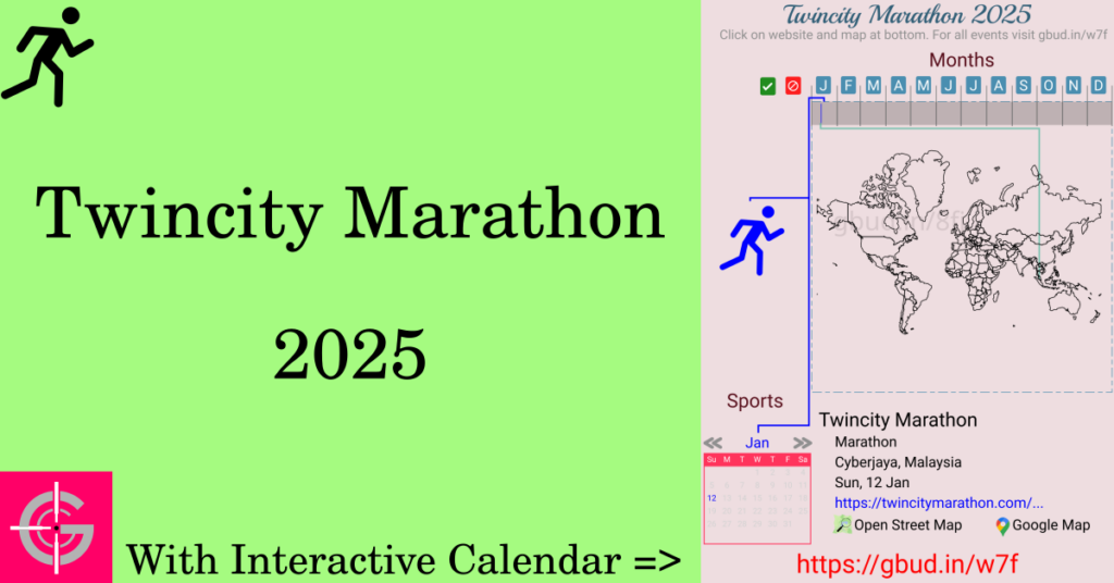 Sport event in 2025, Twincity Marathon 2025