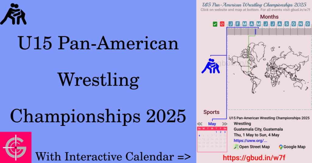 Sport event in 2025, U15 Pan-American Wrestling Championships 2025