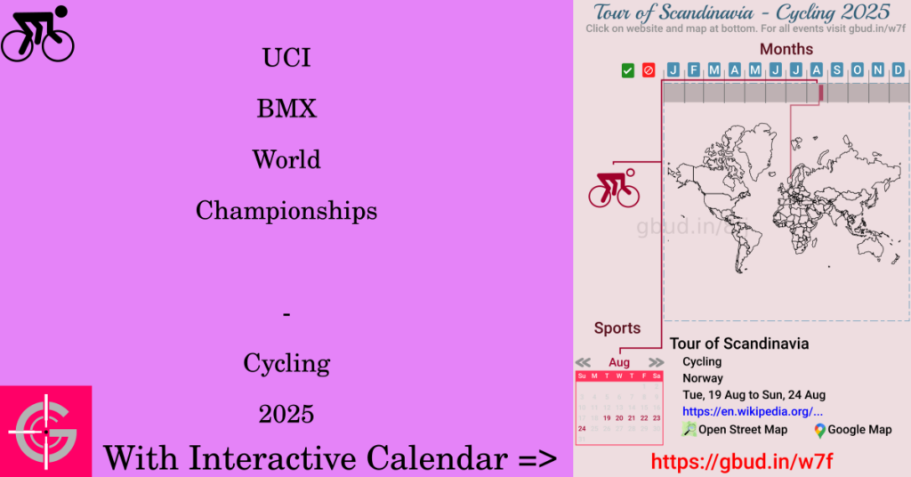 Sport event in 2025, UCI BMX World Championships - Cycling 2025