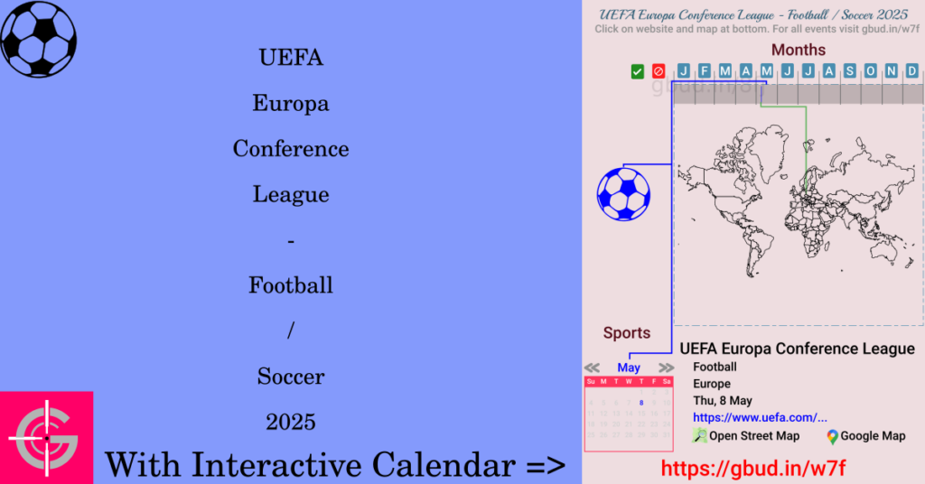 Sport event in 2025, UEFA Europa Conference League - Football / Soccer 2025