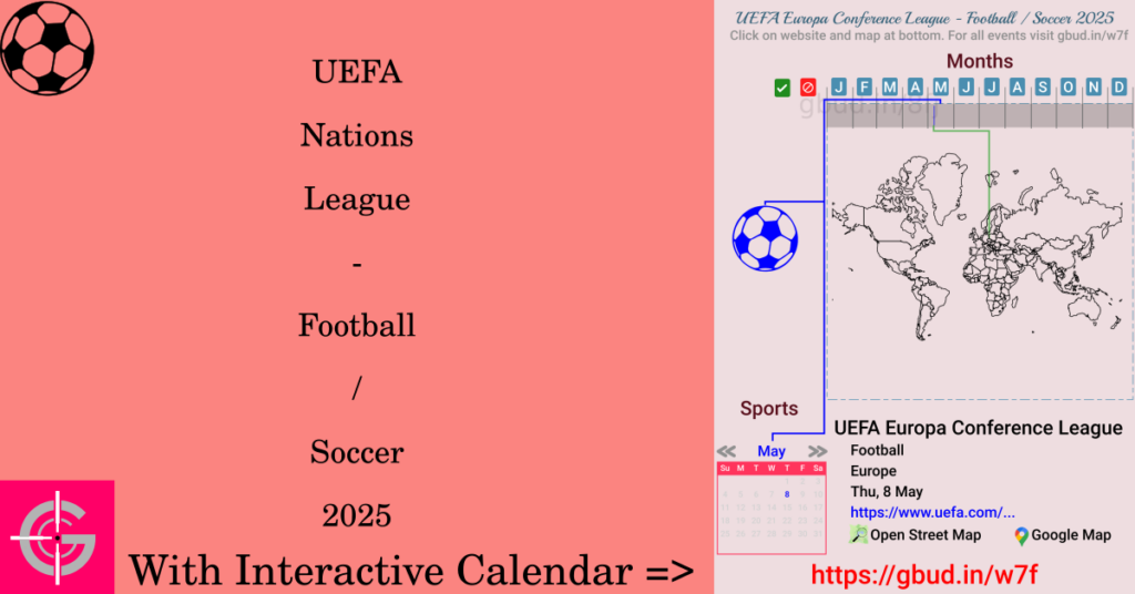 Sport event in 2025, UEFA Nations League - Football / Soccer 2025