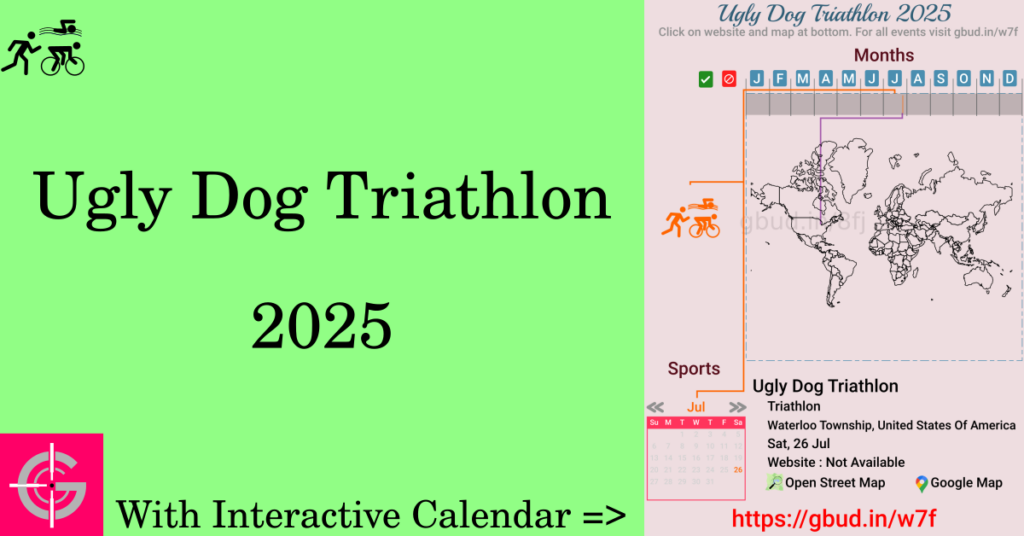 Sport event in 2025, Ugly Dog Triathlon 2025