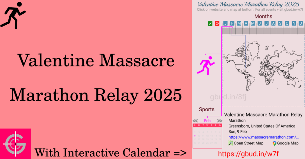 Sport event in 2025, Valentine Massacre Marathon Relay 2025