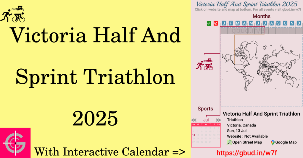 Sport event in 2025, Victoria Half And Sprint Triathlon 2025