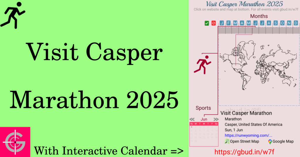 Sport event in 2025, Visit Casper Marathon 2025