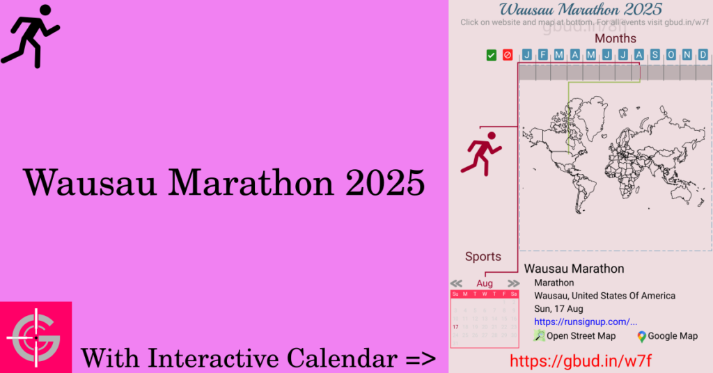 Sport event in 2025, Wausau Marathon 2025