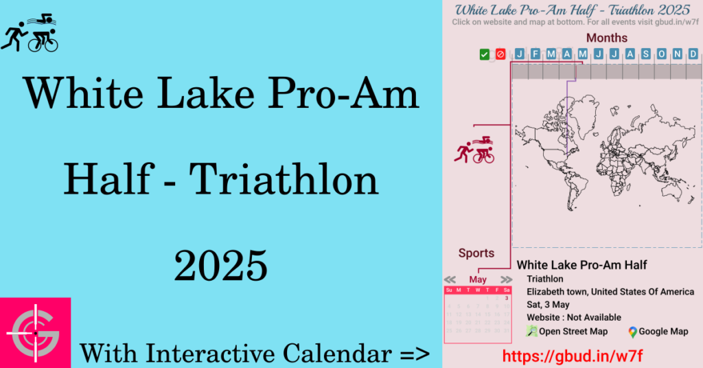 Sport event in 2025, White Lake Pro-Am Half - Triathlon 2025