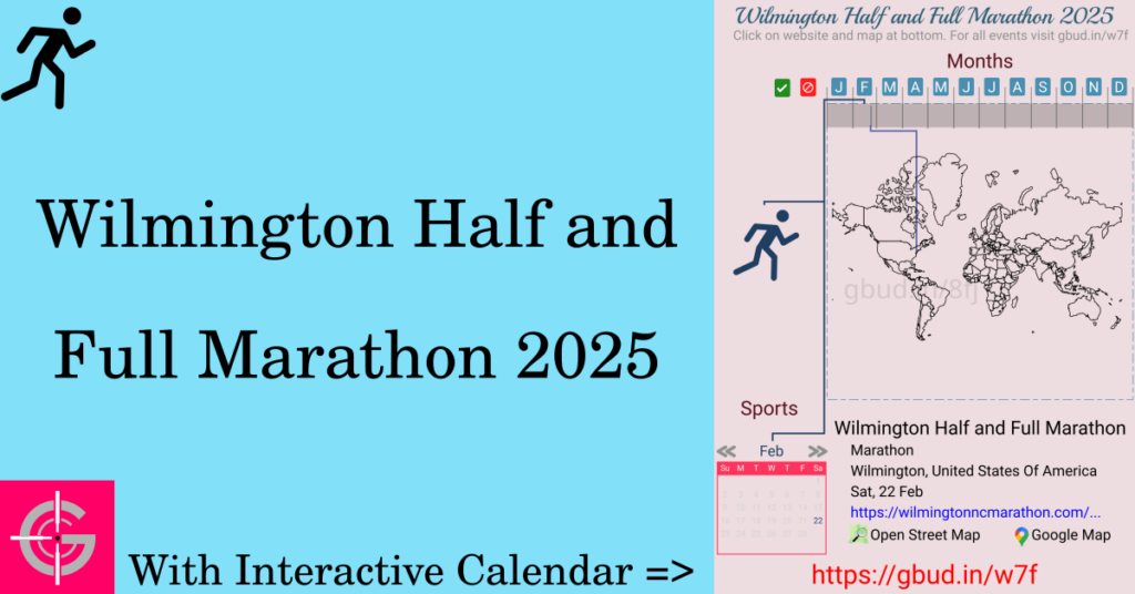 Sport event in 2025, Wilmington Half and Full Marathon 2025