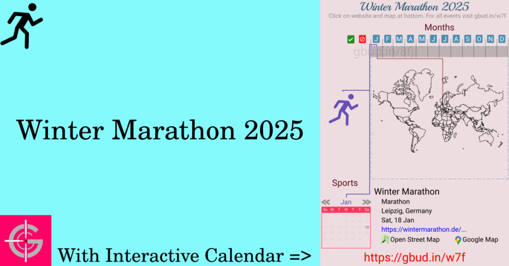 Sport event in 2025, Winter Marathon 2025