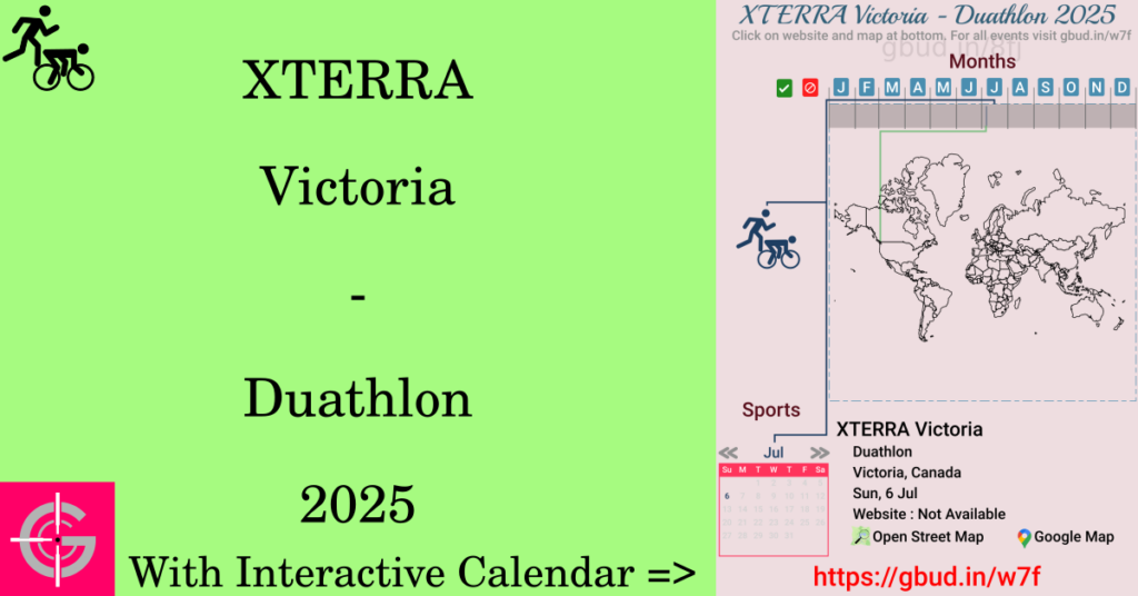 Sport event in 2025, XTERRA Victoria - Duathlon 2025