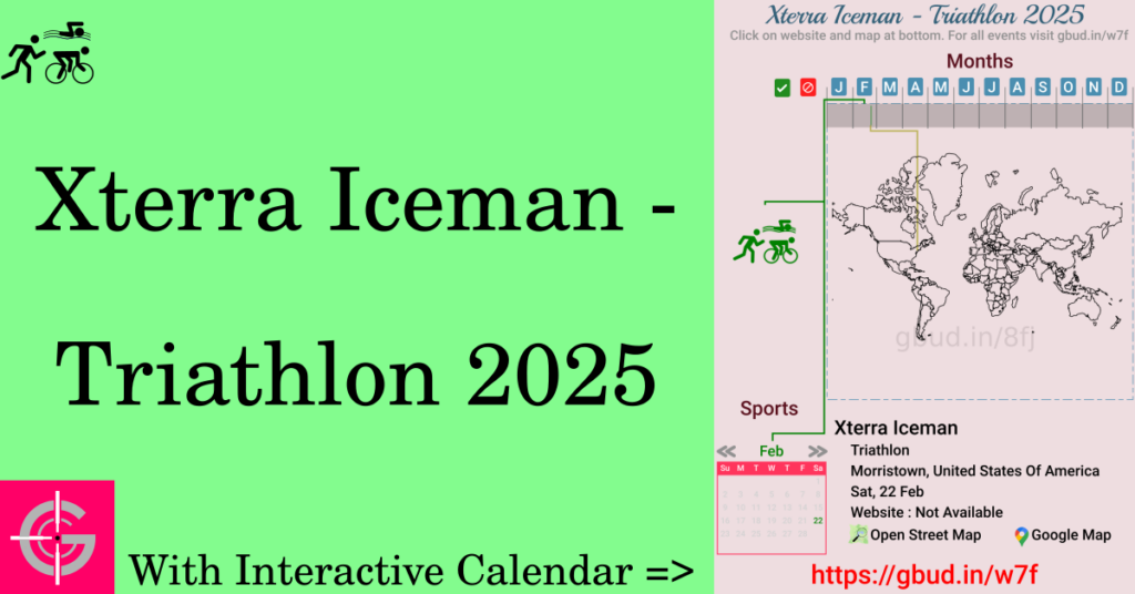 Sport event in 2025, Xterra Iceman - Triathlon 2025