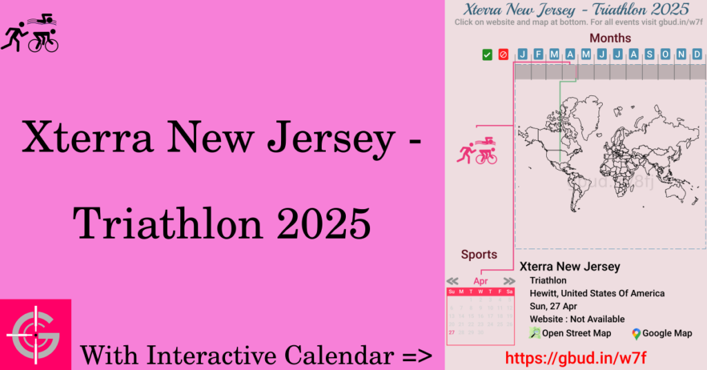 Sport event in 2025, Xterra New Jersey - Triathlon 2025