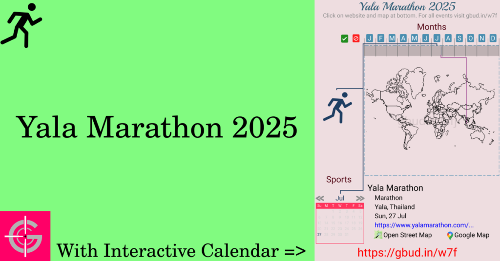 Sport event in 2025, Yala Marathon 2025