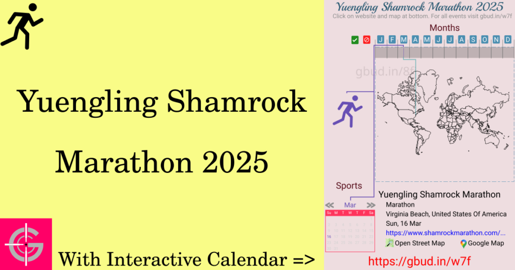 Sport event in 2025, Yuengling Shamrock Marathon 2025