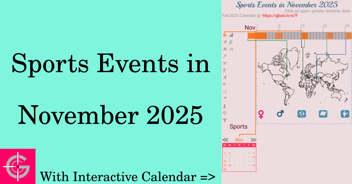 November Events 2025